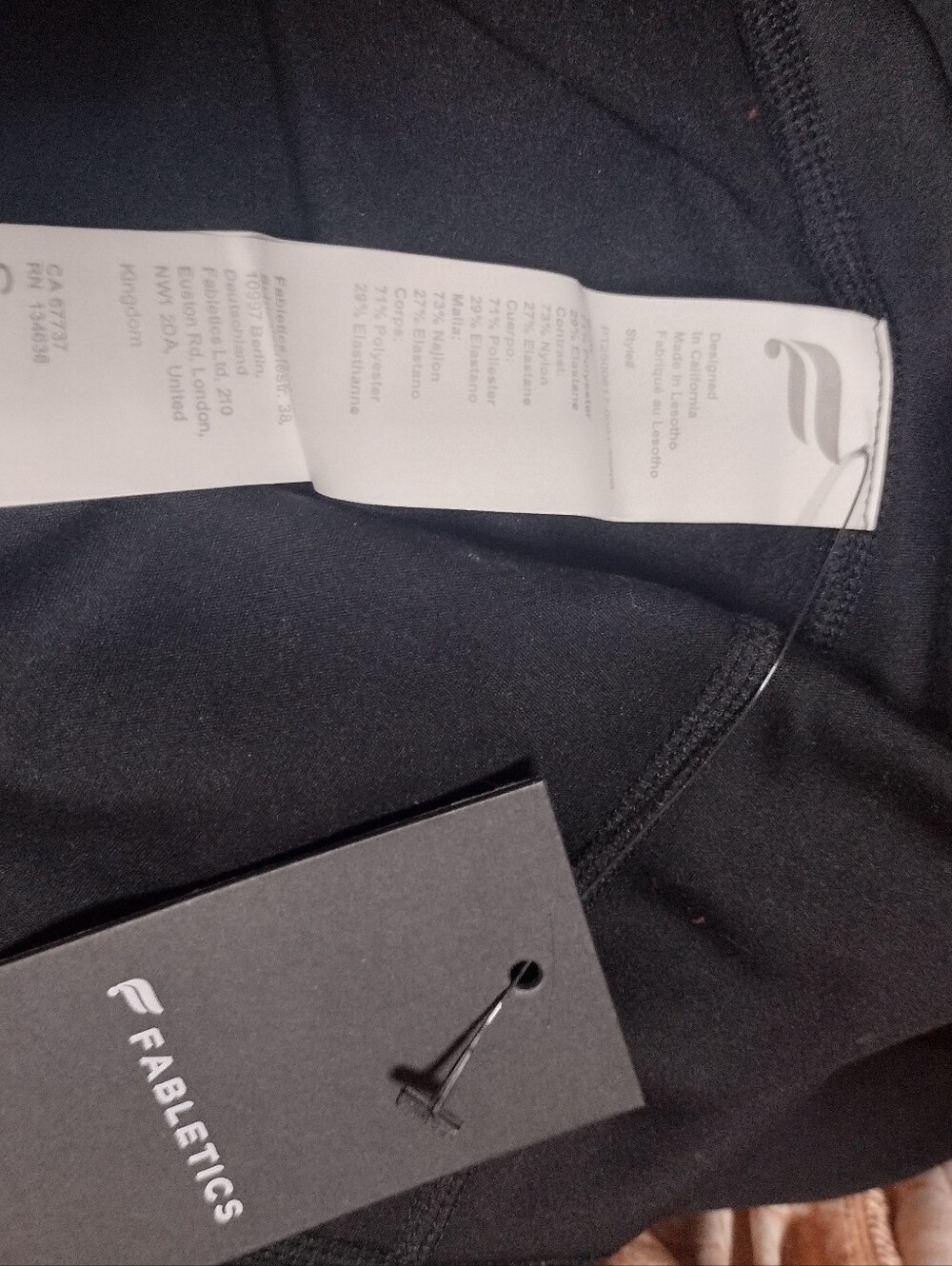 NEW Fabletics Black High-Waist Flare Yoga Pants - Picture 4 of 4